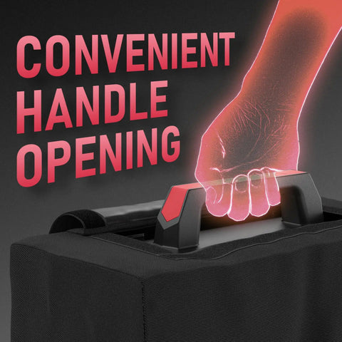Welder Cover Waterproof Protective Dust Cover For Welding Machine With Storage Pockets Medium Size handle