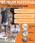 108 Piece Stainless Steel Flat Washer Set For Bolts, 18 Sizes M3 To M12, Pro Grade Industrial Assortment, Rustproof 304 Washers