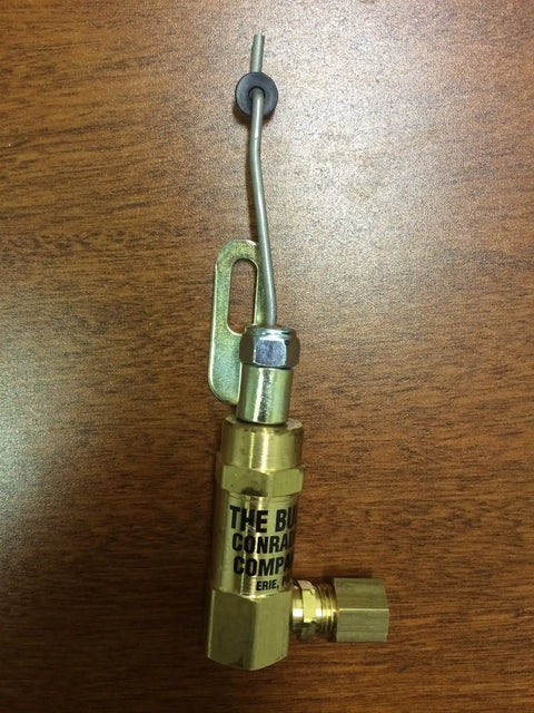 Throttle Control Cable For 5.5 To 6.5 HP Gas Engine Compressors And Knockoff Engines, brass construction