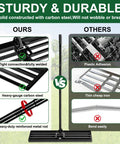 Comparison of Heavy Duty Folding Lawn Leveling Rake 30x10 with carbon steel vs others with thin iron and plastic adhesion
