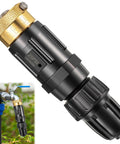 Drip Irrigation Faucet Adapter Kit With 25 PSI Water Pressure Regulator Backflow Preventer And Filter One Half Inch Tubing