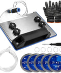 45 Degree Tile Chamfering Tool Kit For Angle Grinders With 5 Saw Blades 39 Inch Hose Gloves Screwdriver Washers Adapters