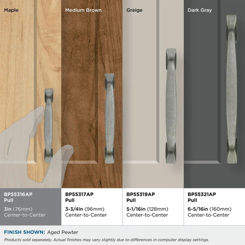 Four satin nickel appliance pulls on different colored backgrounds for Eight Inch Center To Center Appliance Pull Satin Nickel Highland Ridge Drawer Pull Cabinet Hardware For Kitchen Do It Yourself Upgrade 1 Pack Built To Last Durable Metal Construction Easy Mounting And Smooth Glide For Everyday Use