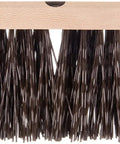 Heavy Duty Industrial Floor Sweep Head, 18 Inch Street Broom With Battle Ready Crimped Bristles strong hardwood base.