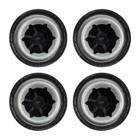 Bad Boy 4 Pack Push Nut Axle Cap Retainers For Power Wheels And Ride On Toy Cars 7 16 Inch Axle Shafts Tight Fitting Locking Nuts With Slick Grip Finish Built For Quick Install