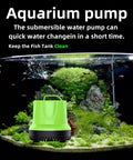 660 GPH Submersible Water Pump For Ponds, Fountains, Hydroponics, Statuary And Waterfalls in front of aquarium display