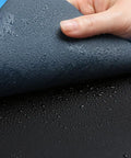 Hand holding 320 Grit Sandpaper Pro Grade 9 By 11 Inches Pack Of 30 Sheets Silicon Carbide for dry and wet sanding, waterproof surface