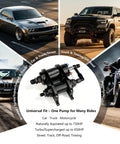 High Flow 380LPH External Inline Fuel Pump With Bracket Kit And AN8 Filter For Universal Performance Upgrade in automotive context