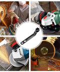 Heavy Duty Angle Grinder Wrench Tool Built Like A Tank With Thickened Four Claws designed for quick release of locking nuts.