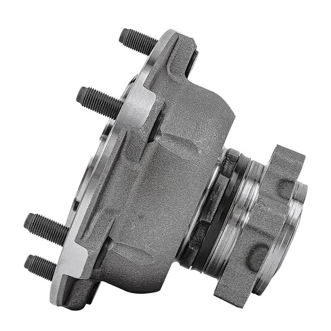 Side view of 2 Front Wheel Bearing and Hub Assembly 6-Lug for Ford Transit 250 2015, Transit 350 2015-2017, and Transit 350 HD 2015-2018