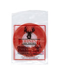 Feather Fletching Tape Red 720 Inches Long For Easy Mess Free Application Of Feathers Griffin And Mylar Vanes On All Shaft Types 0.188 Inch Wide Durable Quick Fletching Roll packaged.