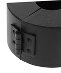 Hinged detail of Easy Install Doorknob Safety Cover And Deadbolt Style Door Security Device For Kids Kidproof Locking Shield