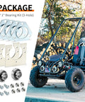 1 Inch Live Axle Bearing Kit For Go Karts Mini Bikes Trikes And Off Road ATVs With 3 Hole Flangette Mount Hangers