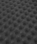 Close-up of Pro Level Acoustic Foam Tiles For Car Sound Deadening And Studio Noise Reduction, high density texture.