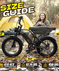 Beast 750W Electric Bike For Adults With Removable 48V 15Ah Battery, 2 To 3 Speed Modes, Great For City Commutes And Light Off Road Rides, Durable Urban Cruiser Built For Everyday Adventures R9, size guide showing 61.4 inch length and 87.74 lb weight
