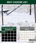 Real Deal 1/8 Inch Hardware Cloth 16 By 10 Feet 27 Gauge Hot Dip Galvanized Welded Wire Mesh For Chicken Coop Fencing and outdoor animal enclosures.