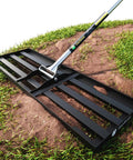 Heavy Duty Lawn Leveling Rake 30 Inch By 10 Inch, Steel Yard Leveler Tool for soil and top dressing on grass and soil