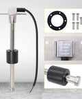 0 To 190 Ohms Marine Fuel Sending Unit 8 Inch Stainless Steel Boat Gas Tank Sender Gauge Sensor details and components