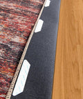 12 Pack Rug Tape No Slip Rug Pad Reusable Washable Grippers For Rugs Double Sided Anti Slip Rug Stoppers on hardwood floor