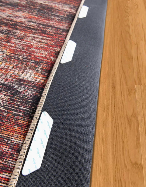 12 Pack Rug Tape No Slip Rug Pad Reusable Washable Grippers For Rugs Double Sided Anti Slip Rug Stoppers on hardwood floor