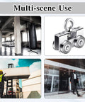 Four-Piece Ring-Style Electric Hoist Trolley Set For 1-5/8 Inch Wide Strut Channel, multiple scenes usage illustration