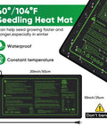 4-In-1 Seed Starter Tray With Grow Light, Heating Mat And Soil Tester For Indoor Plants - Seedling Heat Mat Waterproof Image
