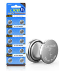 Next Level 10 Pack 371 SR920SW Watch Batteries Grade A Silver Oxide 1 55V Button Cells in secure blister pack.