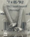 Kickstart Your Garage Projects With These Slick Aluminum Machine Screws Featherweight Aircraft Grade Hardware Grips Tight For Auto Repair And DIY Builds Without Adding Unnecessary Weight To Daily Haul. Two round head aluminum machine screws in packaging.