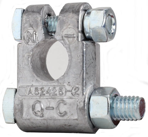 Military Spec Battery Terminal Top Post Kit For Heavy Duty Cars Trucks And Marine Use, Positive And Negative Lead Alloy Terminals