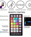Remote control for Dual Color 32W Twinkle Starlight Headliner Light For Car Interior With RGBW Fiber Optic Star Lights Music Sync