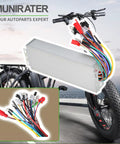 48V-72V 2000W Brushless Motor Controller For Electric Bike Replacement featuring connectors with Hall Sensor options.