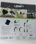 Packaging of Three Piece Watering Set With Telescoping Wand, 90 Degree Ratchet, 24 Inch Reach, 9 Pattern Spray Head, Thumb Flow Control