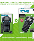 Slick Portable Label Maker Bundle Comes With Three D1 Tape Cassettes And Snappy Qwerty Typing Keys For Straight Up Zero Stress Home Or Office Organization Flex.