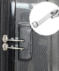 4 Pack Universal Zipper Repair Kit With Metal Sliders And Pulls For Luggage And Travel Bags installed on suitcase zipper