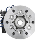 Front view of Wheel Bearing And Hub Assembly For Chevy Colorado GMC Canyon Isuzu I 350 Isuzu I 370 2004 Through 2008 Direct Fit Replacement With Durable Steel Construction And OE Style Performance.