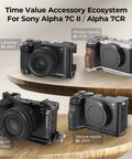 Thumb Grip For Sony Alpha 7C II 7CR 7C With Ergonomic Grip Built In Cold Shoe For Light And Microphone One Hand Secure Feel
