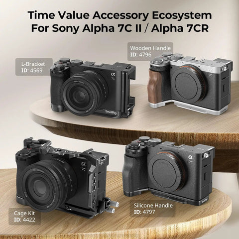 Thumb Grip For Sony Alpha 7C II 7CR 7C With Ergonomic Grip Built In Cold Shoe For Light And Microphone One Hand Secure Feel