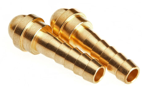 Forney 60326 brass hose repair fittings for oxygen acetylene, 1/4-inch, set of 2