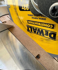 Zero Clearance Miter Saw Insert 2 Pack For Dewalt Sliding Compound Saws DHS780 DHS790 DWS779 DWS782 DWS780 in use