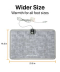 Foot Friendly Tap To Activate Heated Floor Mat For Electric Underfoot Warmer That Heats Quietly Up To 150 Degrees Fahrenheit Energy Efficient Floor Heat For Cozy Feet And Quick Room Warmth