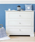 Kick Up Your Cabinets With These Fresh Brushed Nickel Knobs Breezy Install Hardware Kit Includes Mounting Screws Top Tier Gear Makes Any Kitchen Makeover A Piece Of Cake Today on a white dresser.