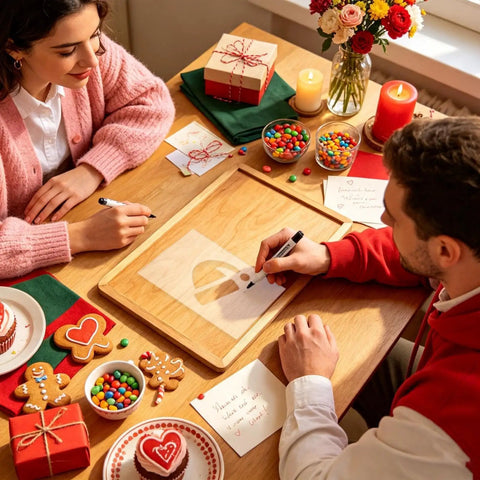 Hella Precise Acrylic Router Templates That Double As Eight Reusable Carving Stencils For Wood And Fabric Featuring festive holiday designs on a DIY crafting table.