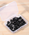 24 Pack Computer Case Thumb Screws 6-32 Thread M3.5x6 Knurled Black Fasteners For Cover Power Supply PCI Slots And Hard Drives