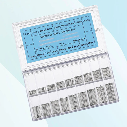 360 Piece Watch Band Pins Kit, Stainless Steel Cotter Pins, Replacement Link Pins For Watch Bands, 18 Sizes, 6 To 23mm