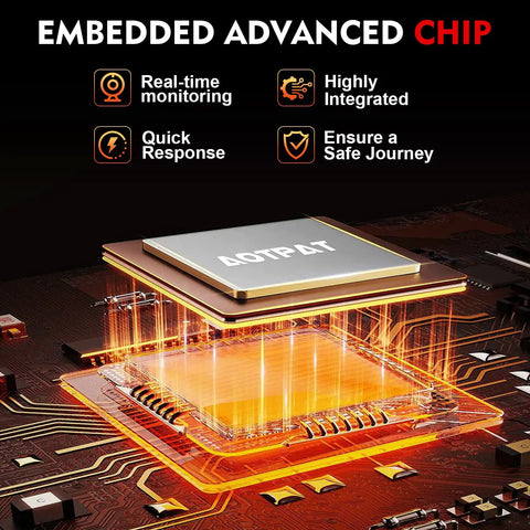 Preprogrammed 433 Mhz Tire Pressure Sensor Part Number 13533166 chip image showing embedded advanced technology for real-time monitoring.