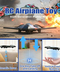 Foam Remote Control Airplane For Kids And Adults Durable And Easy To Fly With Stable Flight Perfect For Birthday Parties