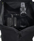 Interior view of Pro Grade 15 Inch Tool Bag For Pros And Contractors Water Resistant Tote With Three External Pockets Built To Last