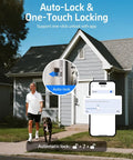 Fingerprint Door Lock Keyless Entry Smart Lock Deadbolt With Electronic Keypad App Control Auto Lock No Drilling Required