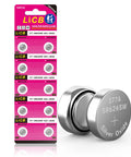 10 Pack SR626SW 377 Watch Battery 1.55V Silver Oxide Button Cell with silver finish, intended for classic watches and gadgets.
