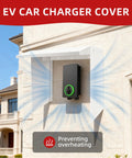 Badass EV Charger Cover Built To Handle Anything Shields Your Electric Vehicle Station From Intense Sun And Hail Universal Wall Mount Fit, preventing overheating.